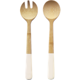 Salad Servers 2 pcs White