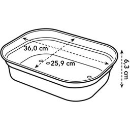 elho green basics grow tray, M