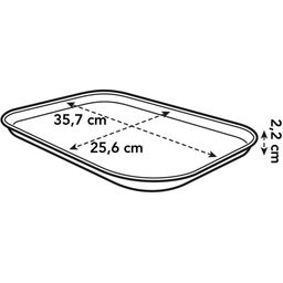 elho green basics tray saucer, M