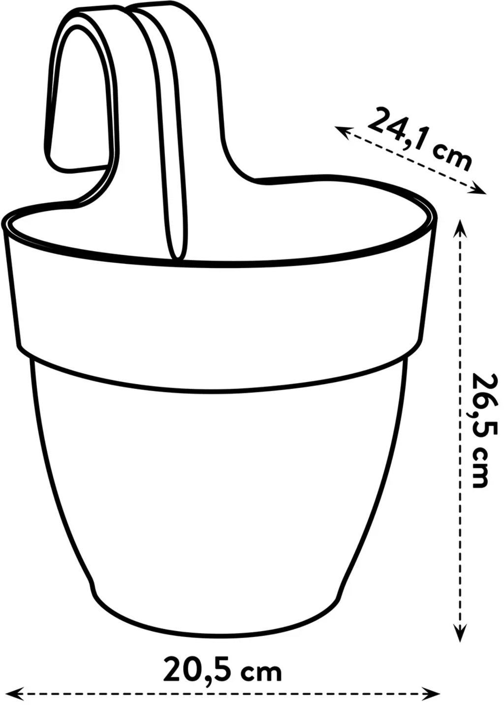 elho vibia campana easy hanger small
