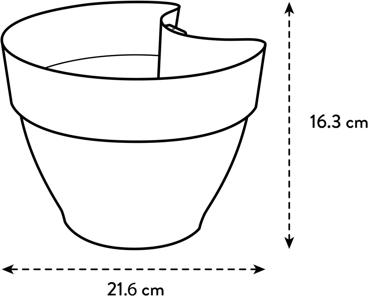elho vibia campana Downspout Planter - 22 cm