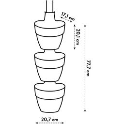 elho vibia campana vertical forest set/3