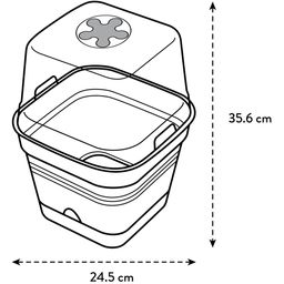 Macetero de Cultivo Green Basics Cuadrado - 25 cm