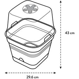 Anzuchttopf Set green basics 30cm - Quadrat