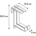 Support Universel en Métal pour Balconnières 