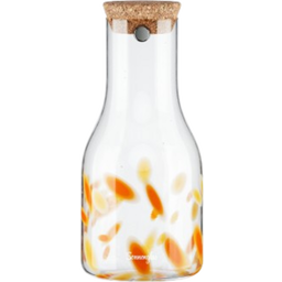 Sonnenglas Lichtkaraffe M1 (ohne Sonnenmodul) - Orangene Sprenkel