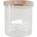 Eulenschnitt Christmas Car Glass Storage Jar 13 cm - 1 item