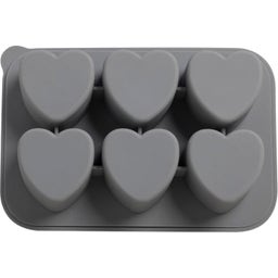 Eulenschnitt Ice Cube Tray, Grey - Hearts