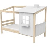 CLASSIC Single Bed with 1/2 House, 90 x 200 cm
