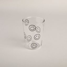 Eulenschnitt Beverage Glass - Black - Smileys