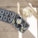 Eulenschnitt Ice Cube Tray, Grey - Hearts