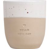 Eulenschnitt Tasse "Hello New Day"