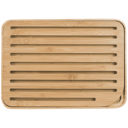 Pebbly Cutting Board - White/Bamboo - 1 item