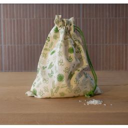 Pebbly Cotton Bag L Green - 1 item