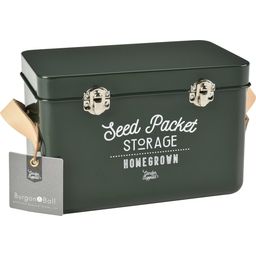 Burgon & Ball Seed Storage with Leather Handles - 1 item