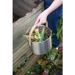 Pebbly Compost Bin - Edelstahl