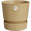 elho greenville Topf rund 16 cm - goldener sand