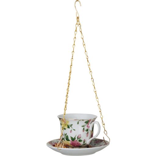 Esschert Design Hanging Teacup Birdfeeder