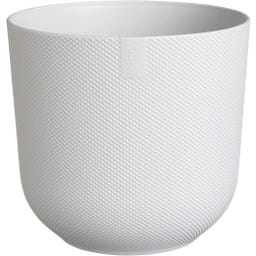 elho jazz rond 35 cm - blanc satiné