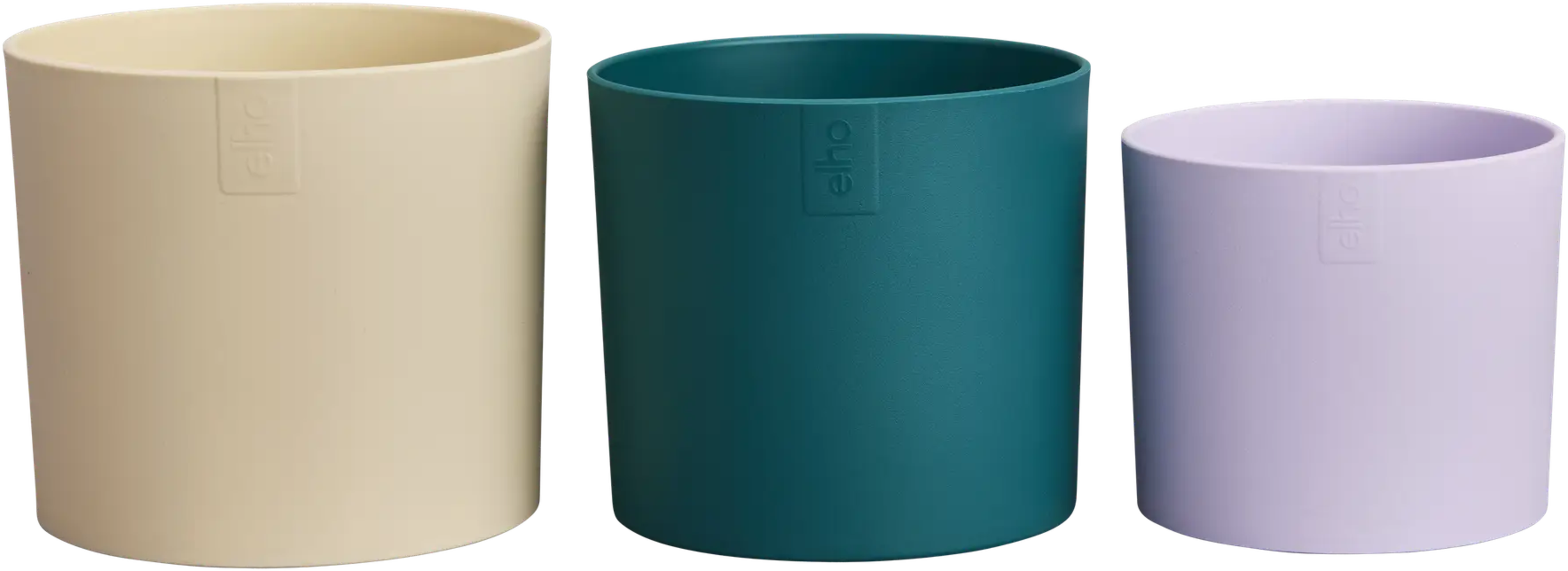 elho Lex Pott Set 14 cm - sammetskräm