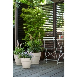 elho Vibia Campana Rund 30 cm - silkesvit