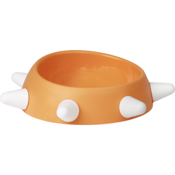 United Pets BOSS - Dog Bowl, Small - Orange/White