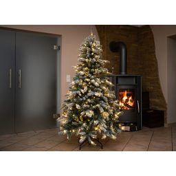 Evergreen Fichte Frost inkl. Lichterkette - 210 cm