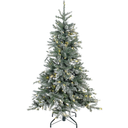 Weihnachtsbaum Fichte Frost inkl. Lichterkette - 150 cm