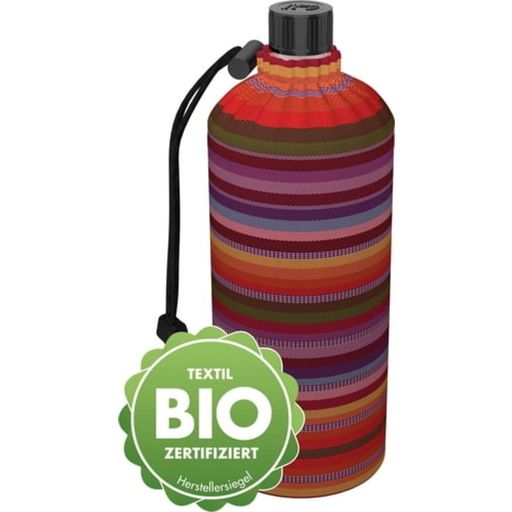 Emil – die Flasche® Flaska BIO-Stripe - 0,4 L flaska med bred hals