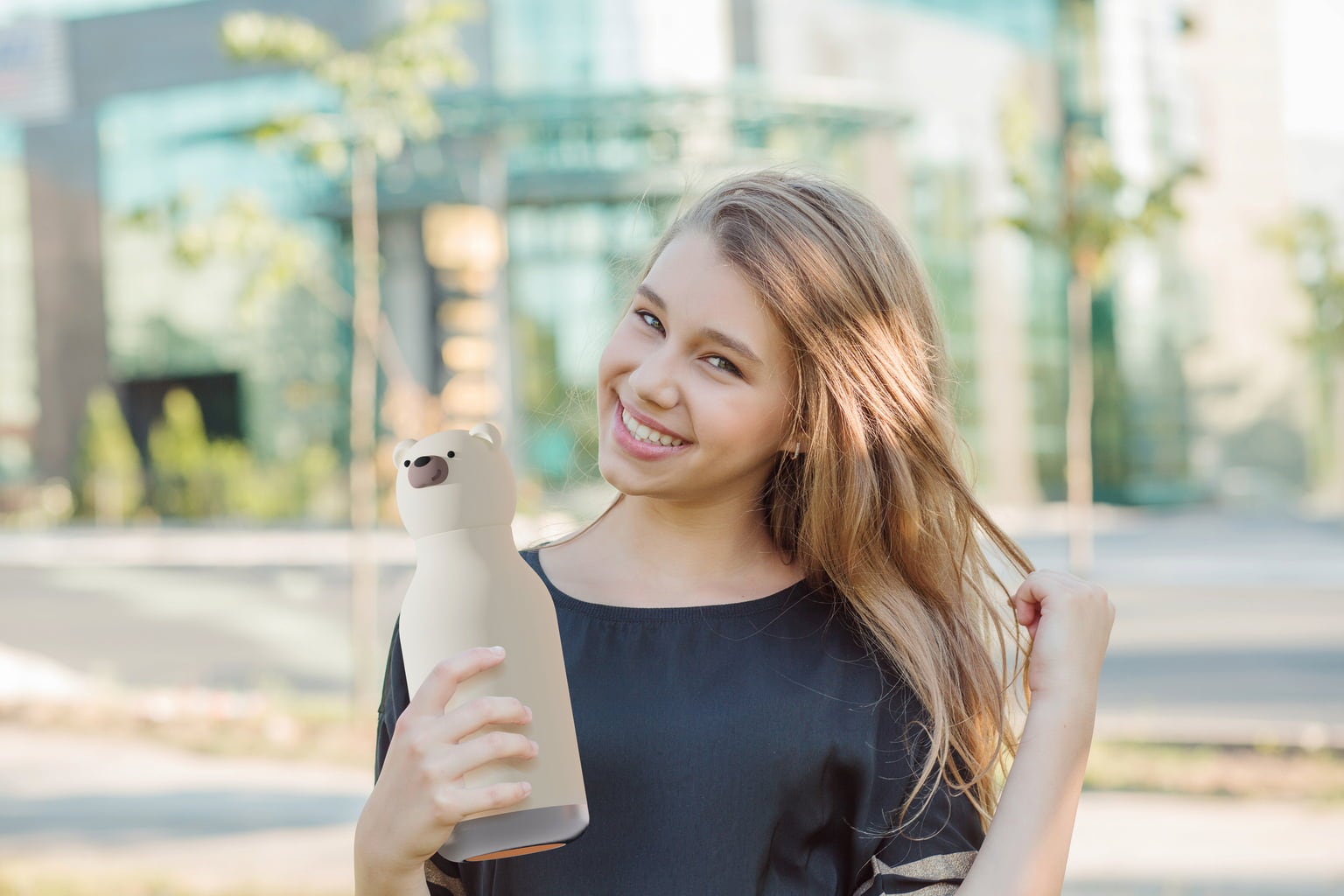 asobu Isolierflasche Bär