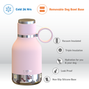 asobu DOG BOWL Insulated Bottle - Pink