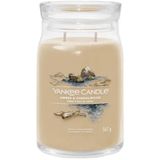 Signature Jar Amber & Sandalwood Scented Candle 