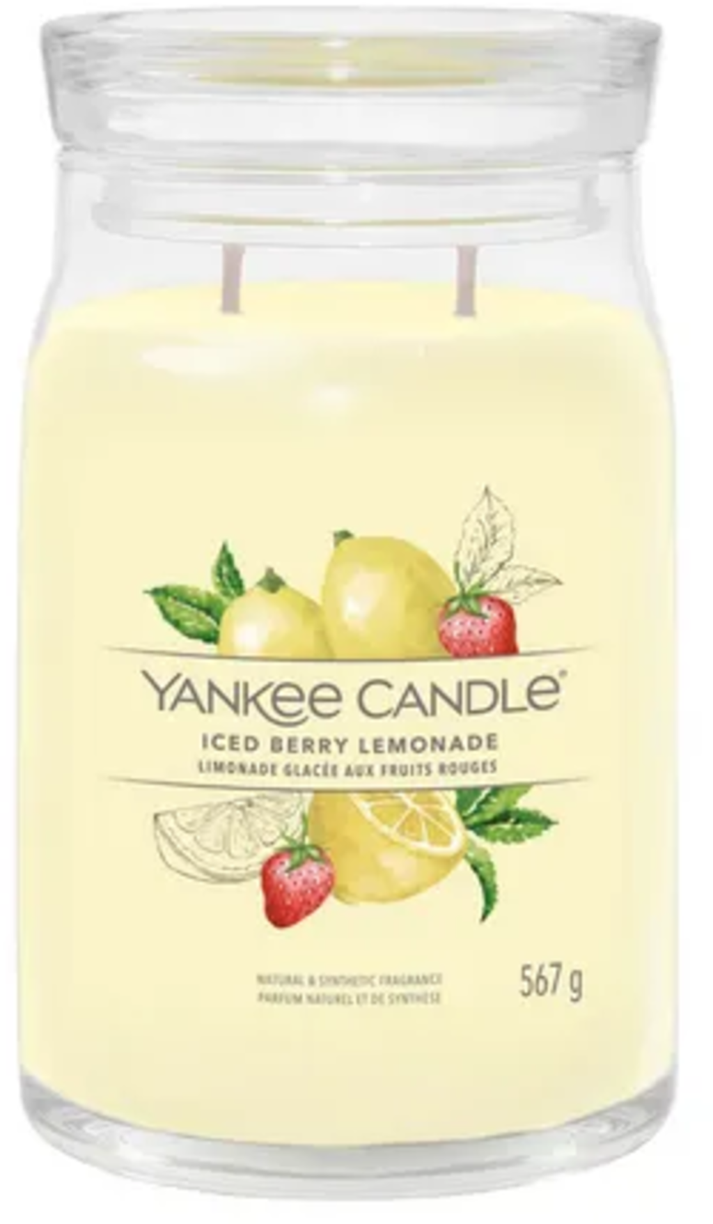 Duftkerze Signature Jar Iced Berry Lemonade, Large