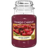 Yankee Candle Kerze im Glas Black Cherry