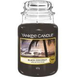 Black Coconut Candle in a Jar