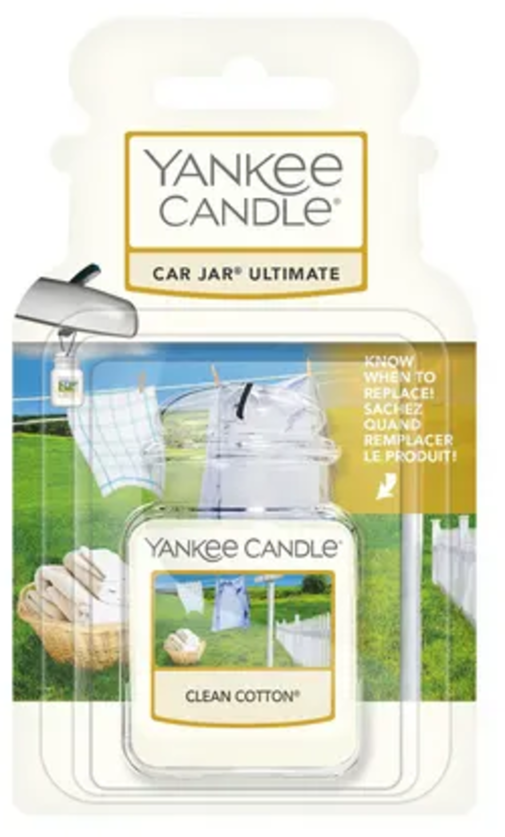 Yankee Candle Car Jar® Ultimate Clean Cotton