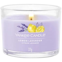 Lemon Lavender Glass Votive Candle 