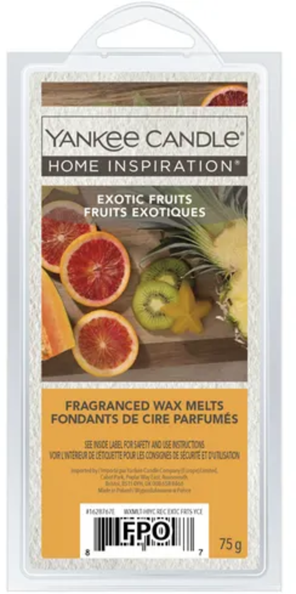 Exotic Fruits Home Inspiration Wax Melts , 1 Pc