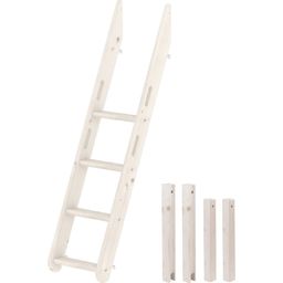 CLASSIC Inclined Ladder and Posts for Family Bed 90 x 140 cm