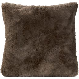 Winter Home Guanaco Faux Fur Cushion - 45x45 cm - Smoke Full Fur