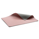 Bitz Placemats, Set of 4 - Grey / Light Pink