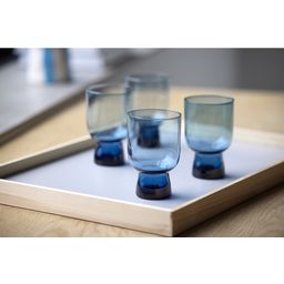 Lyngby Glas Bicchiere Sorrento 30 cl - 4 Pezzi - Blu