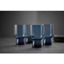 Lyngby Glas Bicchiere Sorrento 30 cl - 4 Pezzi - Blu