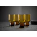 Lyngby Vaso Sorrento 30 cl - 4 piezas - Ámbar