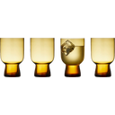 Vaso Sorrento 30 cl - 4 piezas, Ámbar