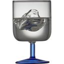 Lyngby Glas Calice da Vino Torino 30 cl - 2 Pezzi - Trasparente/Blu