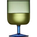 Lyngby Torino Wine Glass 30 cl, 2 pieces - Green/Blue