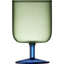 Lyngby Torino Wine Glass 30 cl, 2 pieces - Green/Blue