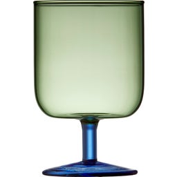 Lyngby Torino Wine Glass 30 cl, 2 pieces - Green/Blue