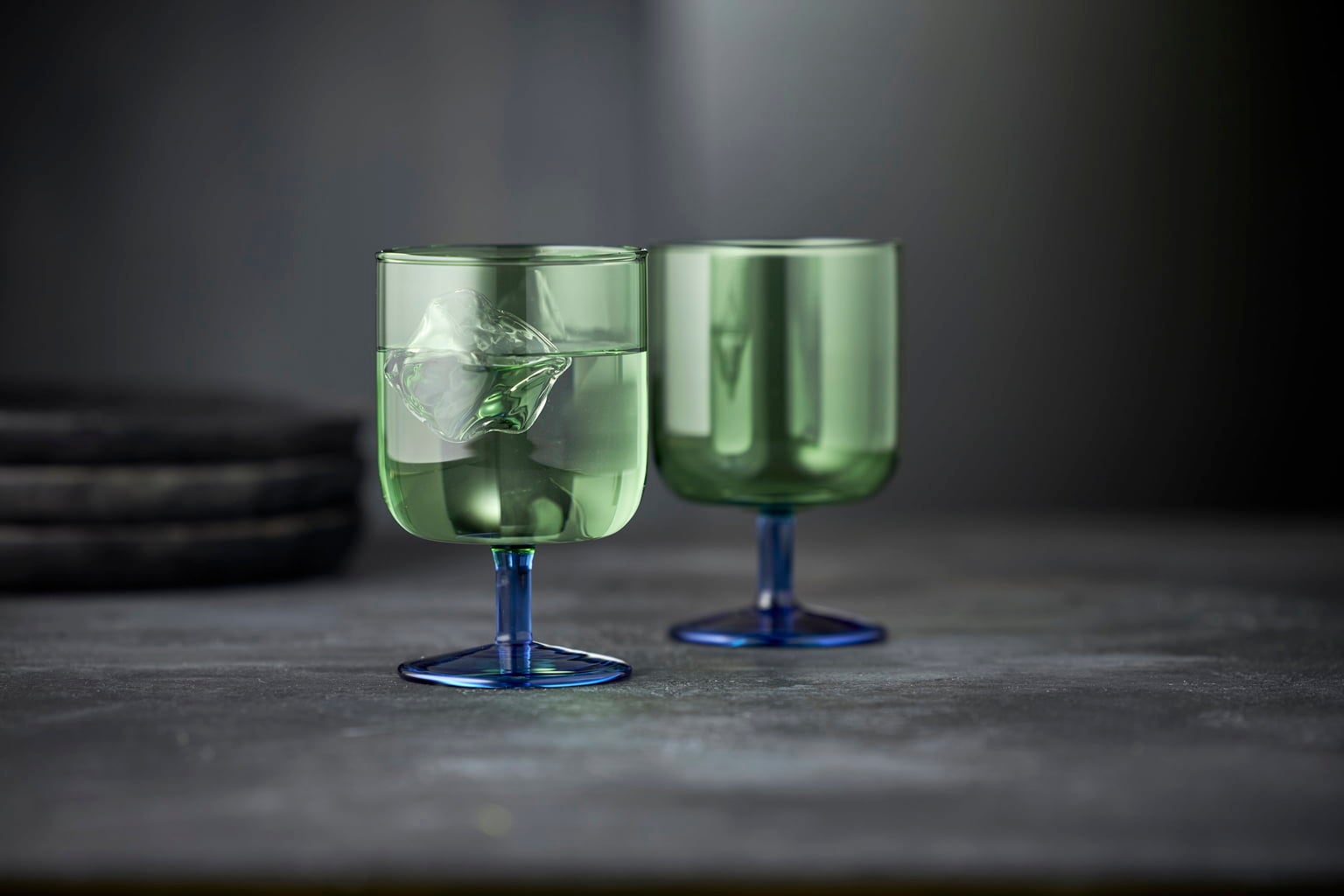 Lyngby Weinglas Torino 30 cl 2 Stück - Grün/Blau